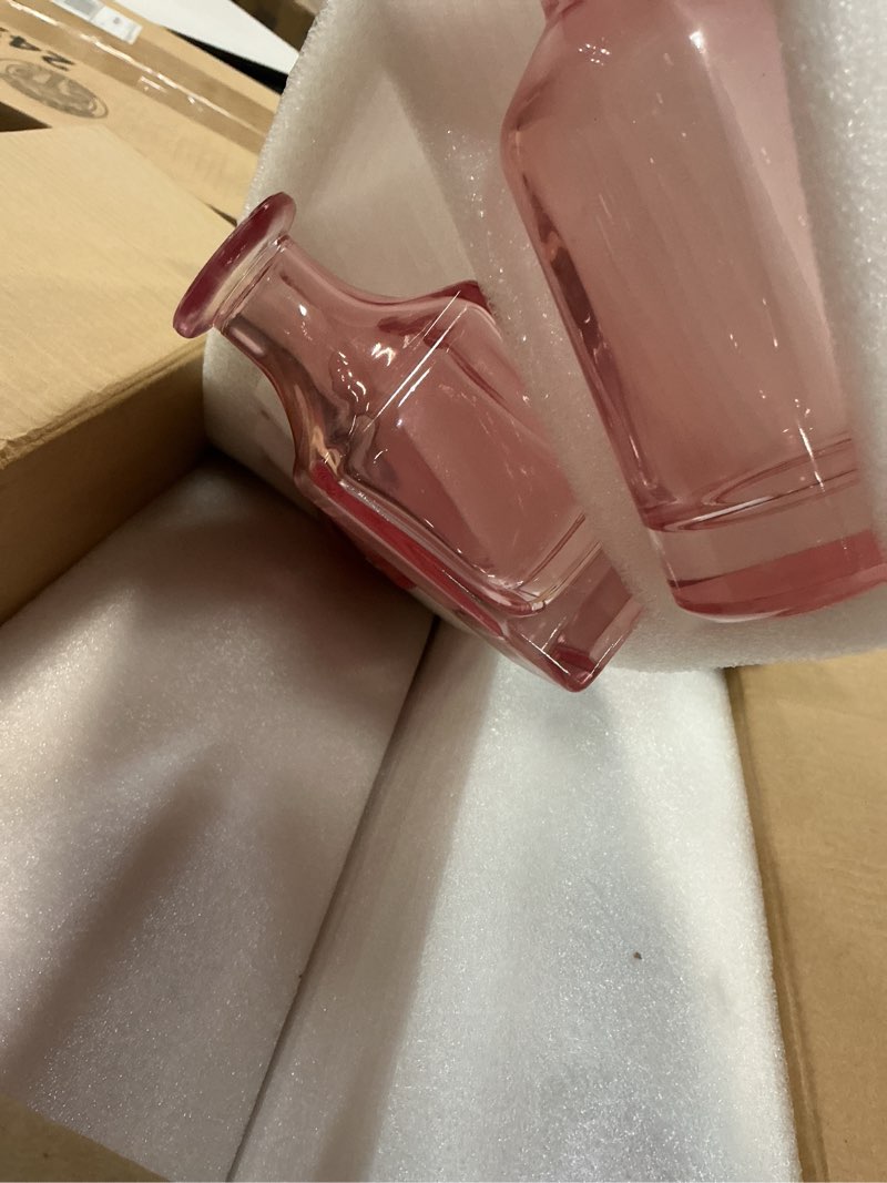 Condition photo showing Good Condition for bud vases set of 12, clear glass bud vase in bulk, small vases for centerpiece mini modern flower vase transparent, wedding party table home decor clear set of 12