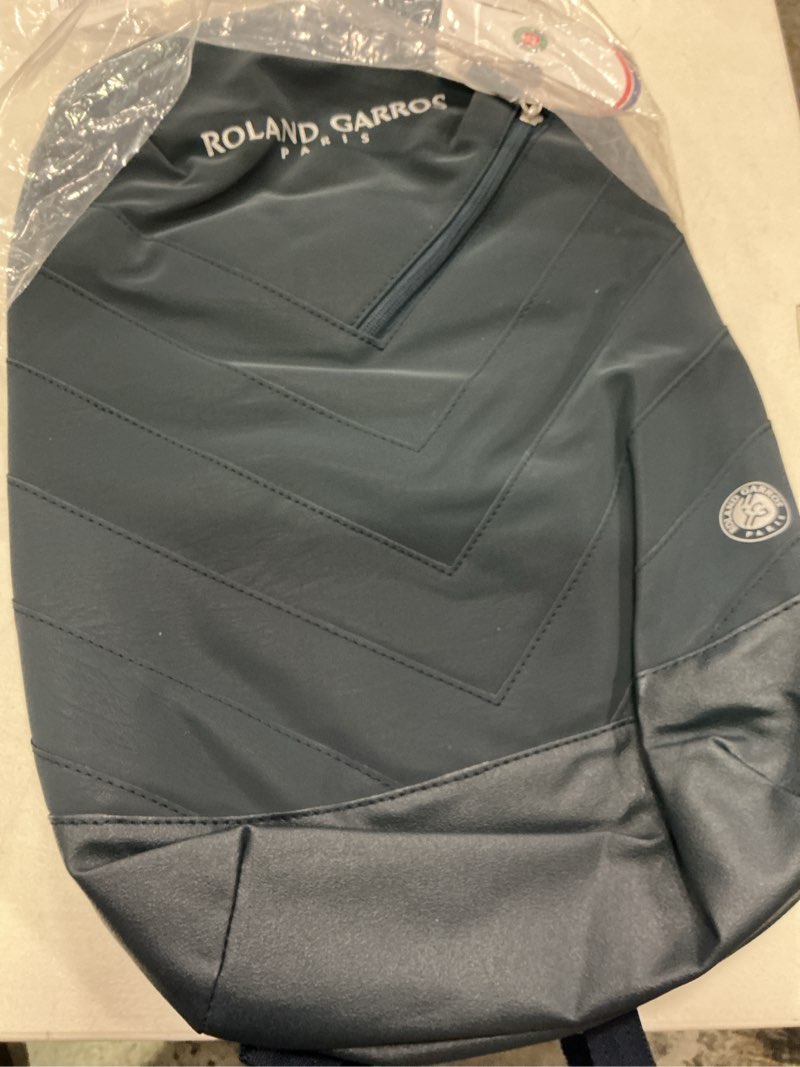 Condition photo showing New/Like New for wilson roland garros session de soiree 2024 tennis backpack black one size backpacks