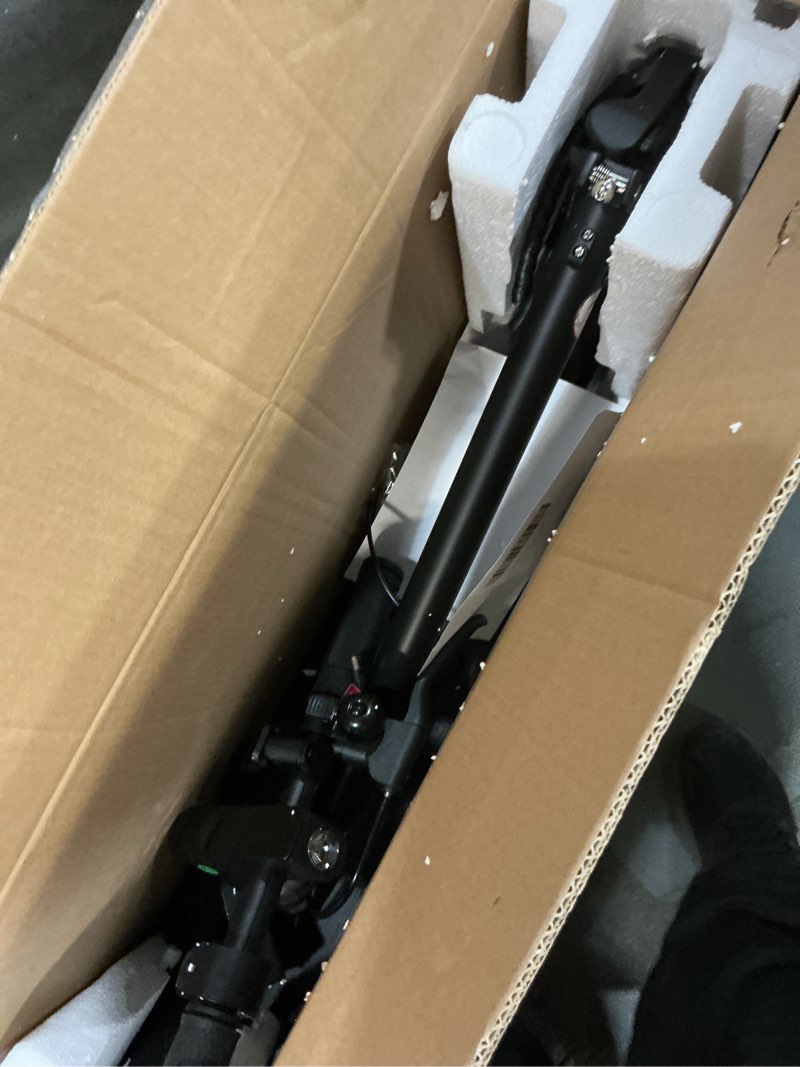 Condition photo showing As Is for electric scooters - electric scooter for adults, 500w motor, 18/21 max mph, 21 miles range, app control, cruise control, lightweight foldable e-scooter