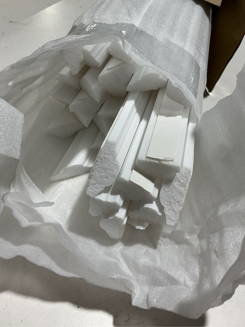 Condition photo showing Good Condition for reliancer peel and stick wall molding kit,30pcs pre-cut door molding panels,3d moulding wainscoting panel,self adhesive walls moulding trim,wall modular frames for interior walls decor home bedroom 54 x 24in