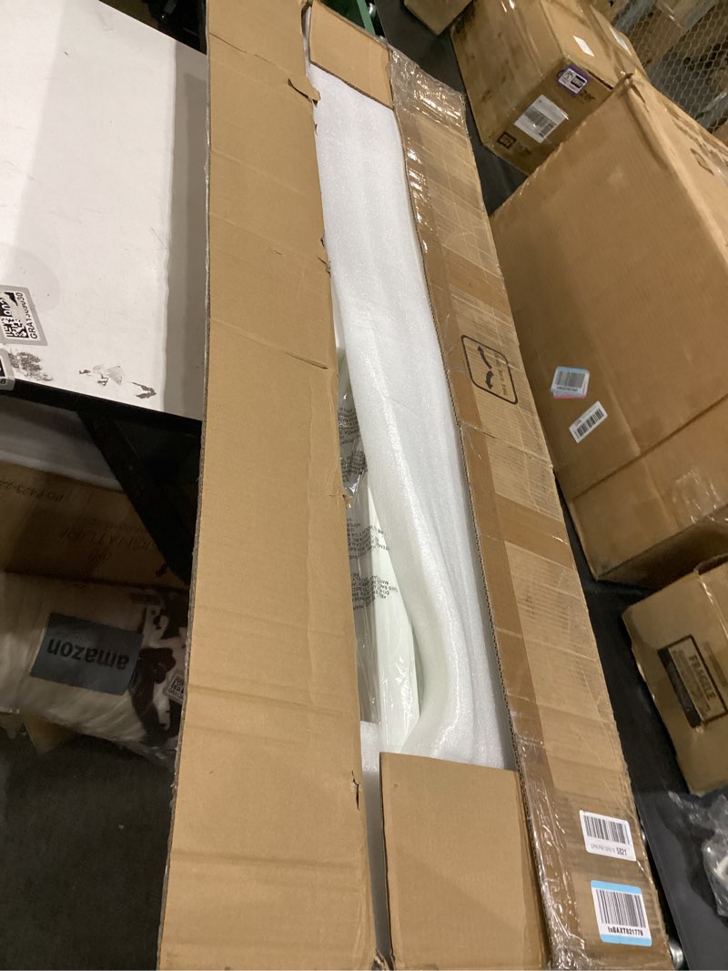 Condition photo showing Good Condition for veken 55 x 23.6 inch electric standing desk with adjustable height, sit to stand computer table for study, work or gaming, home office desk white white 55 inch
