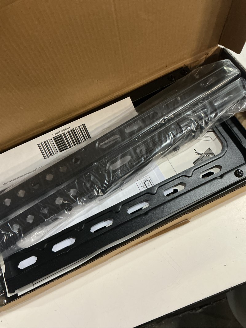 Condition photo showing New/Like New for ul listed fixed tv wall mount for 37-86 inch screens, low profile tv mount fits 16", 18", 24" studs, wall mount bracket with quick release lock, max vesa 600x400mm, holds up to 132 lbs by usx star