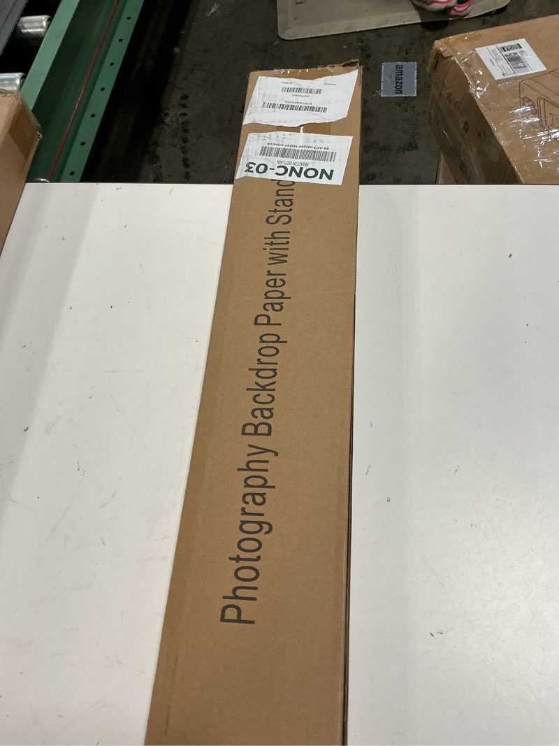 Condition photo showing New/Like New for 39x27in product photography backdrops with stand 7pcs 14patterns reusable flat lay backdrops for food photography 14 white/black/yellow/red