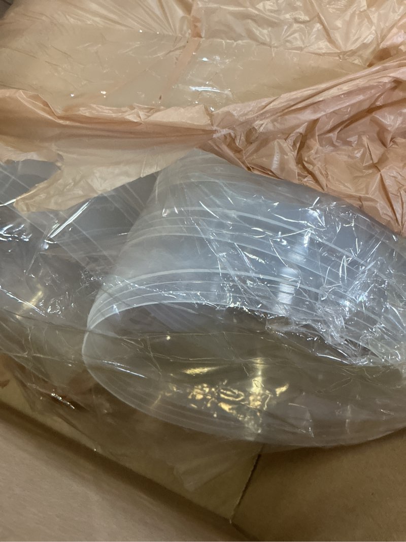 Condition photo showing Good Condition for 10 pcs 8 inch 10 inch jumbo clear easter egg with handles large transparent easter eggs empty diy plastic egg fillable for easter basket goodies clear? 10 inch ?