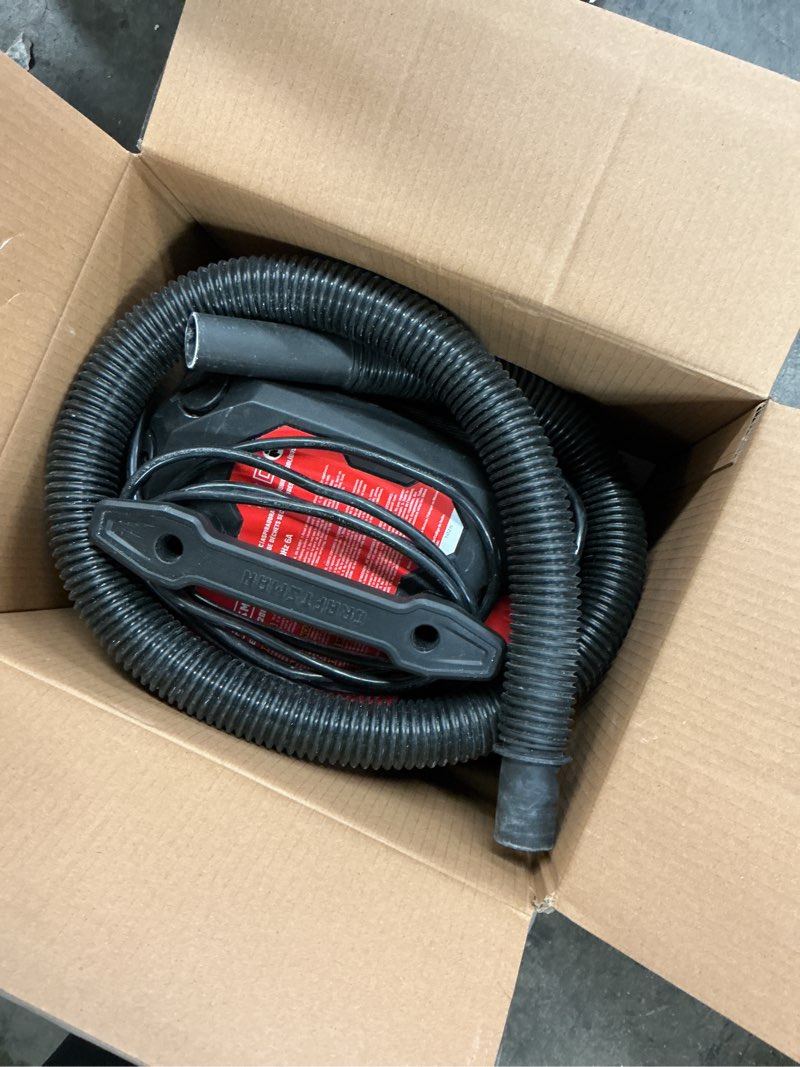 Condition photo showing Good Condition for craftsman 3-gallon 3 hp corded wet/dry shop vacuum with accessories included