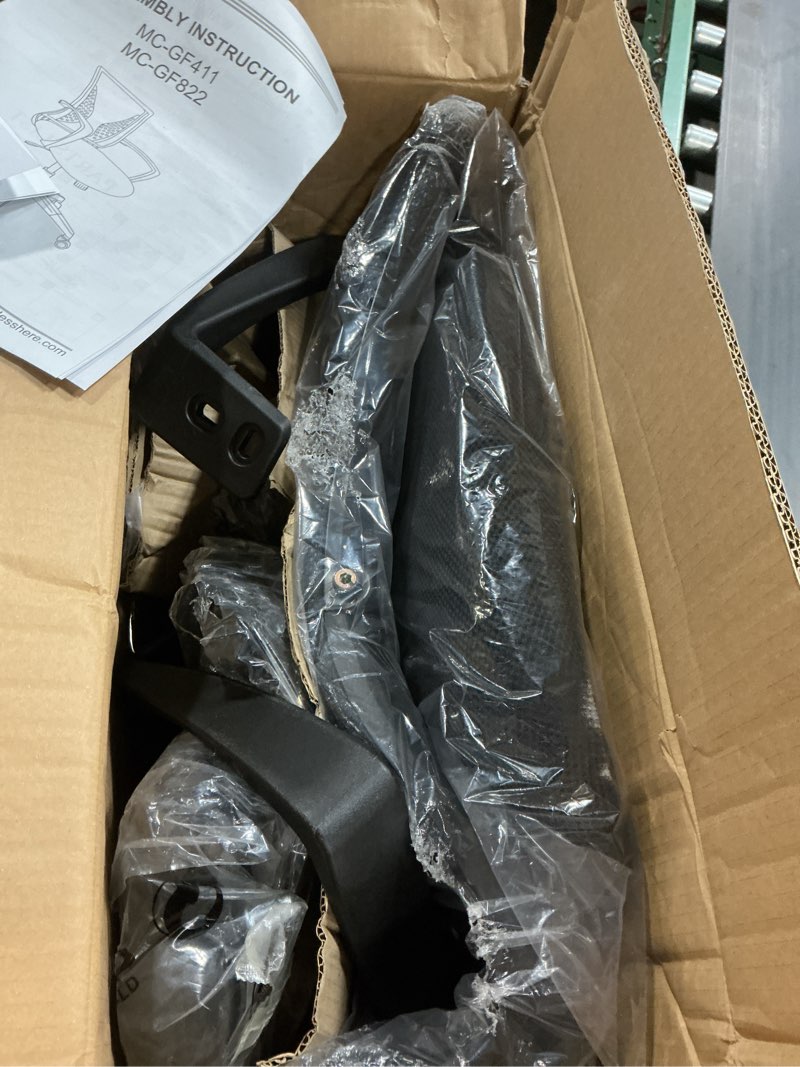 Condition photo showing New/Like New for fdw home office chair mid back pc swivel lumbar support adjustable desk task computer ergonomic comfortable mesh chair with armrest (black)