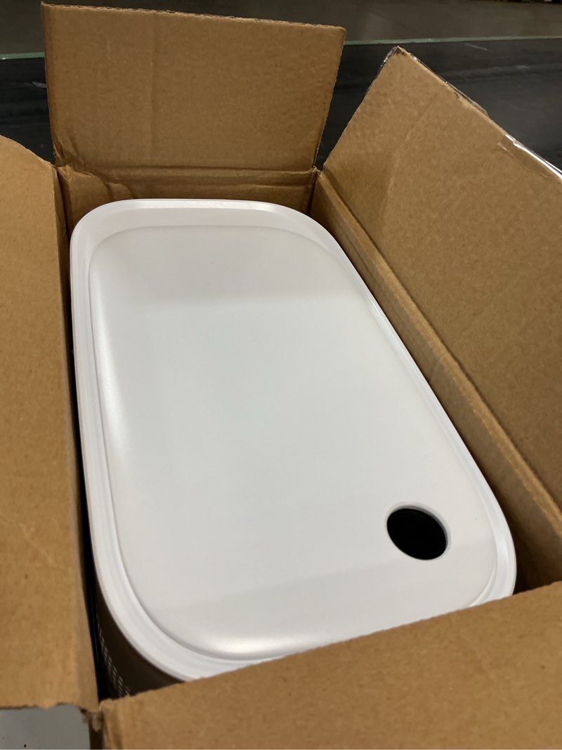 Condition photo showing Good Condition for funest automatic touchless bathroom trash can with lid- 3.5 gallon motion sensor garbage can for kitchen, bedroom, office,auto-adsorption waterproof bathroom trash can battery model