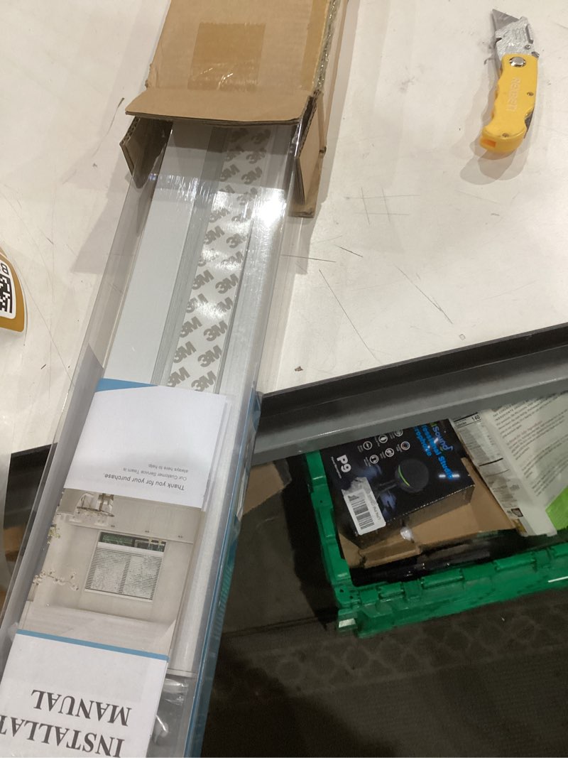 Condition photo showing New/Like New for MYshade Cordless Cellular Window Shades No Tools No Drill Blackout Blinds for Indoor Windows Size 24.5" Wide X 64" Height White Room Darkening Window Blinds for Bedroom, Bathroom, Kitchen, Living Room White 24.5"W x 64"H