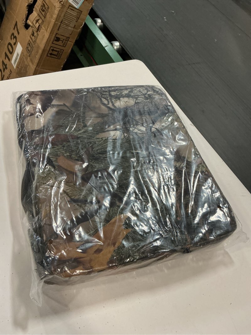 Condition photo showing New/Like New for MDSTOP Heated Hunting Seat Cushion, Waterproof Seat Pads for Tree Stand & Ladder Stand, for Hunting, Ice Fishing,Hiking, Camping(Battery not Included) Camo