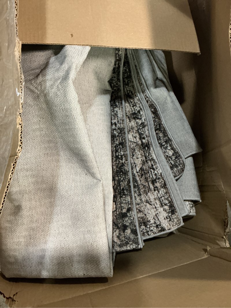 Condition photo showing As Is for A455) Crosby St. Clearwater Lenora Ivory Area Rug, 5x7