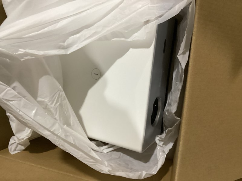 Condition photo showing Good Condition for mini smart projector, portable projector with wifi and bluetooth, happrun 4k full hd home theater with 270° stand, dolby sound, built-in apps,compatible with phone & pc, indoor & outdoor use white