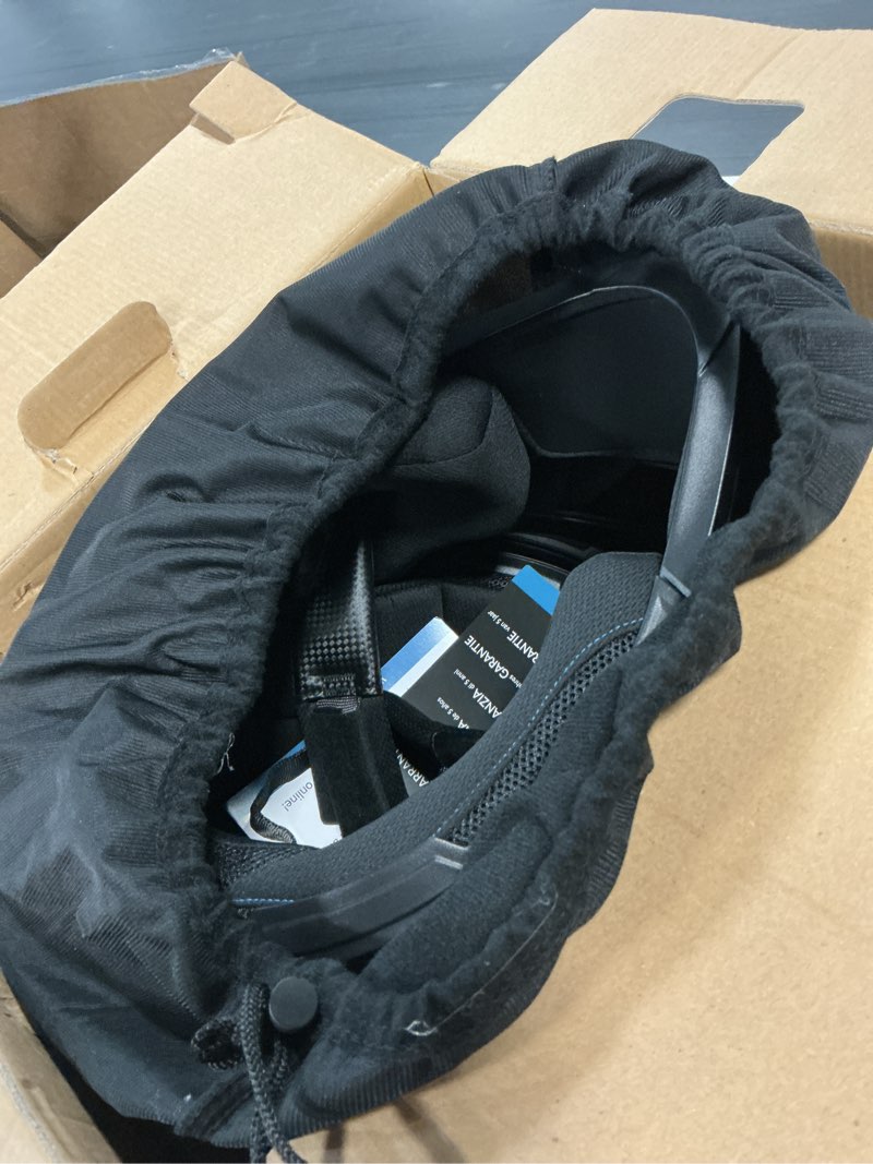 Condition photo showing Good Condition for westt dual sport motorcycle helmet off-road helmets for adults, dual visor motorcycle helmet - full face atv utv helmet dirt bike motocross helmets dot approved s (21.65-22.04 in) black-gold