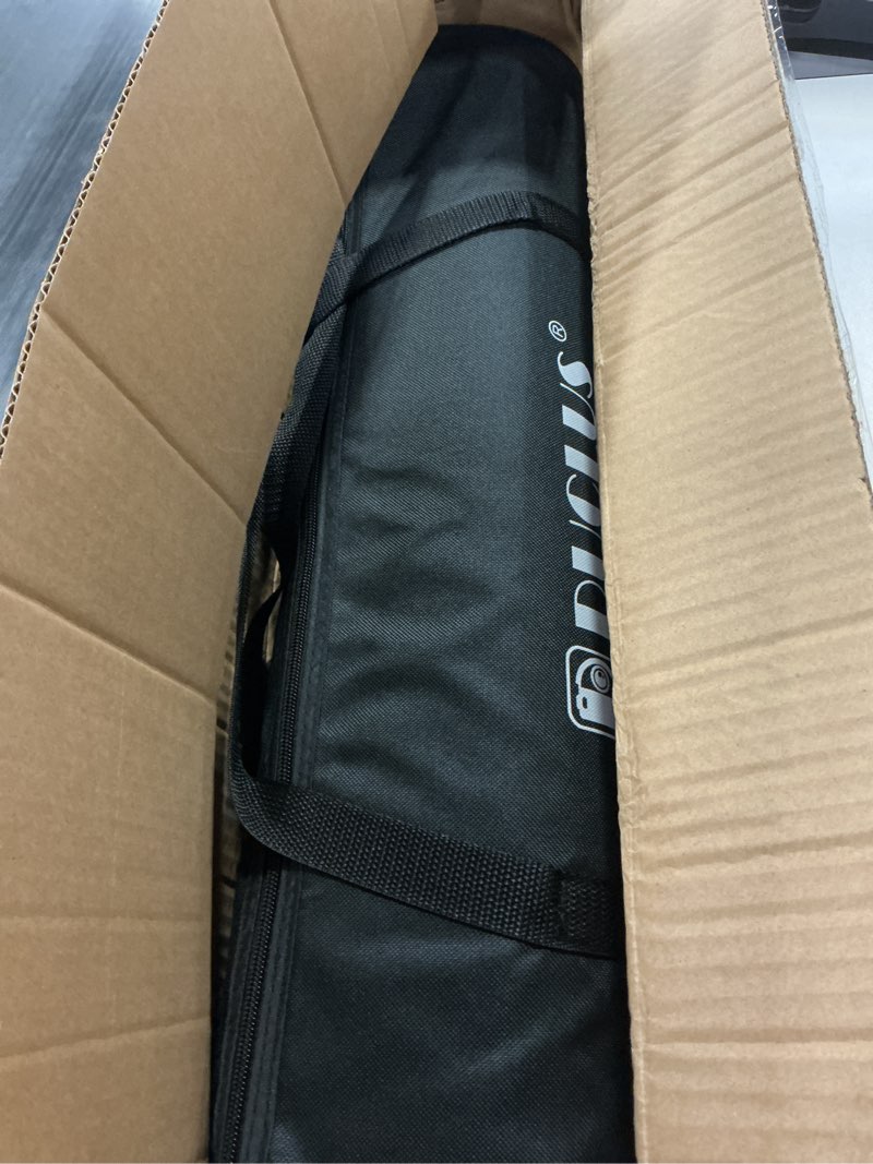 Condition photo showing New/Like New for DUCLUS Photo Light Box 24x24 inch, Portable Shooting Tent Kit, Professional Dimmable Photo Studio Light Box with 100 LED Beads & 6 Color Backdrops for Jewelry and Food Items Product Photography 24*24 inch