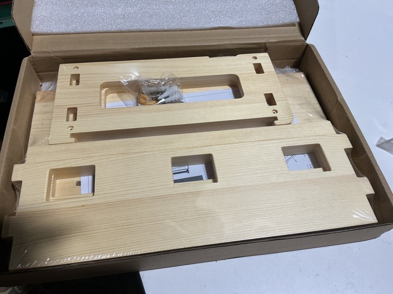 Condition photo showing Good Condition for Wooden WiFi Router Storage Box - Standard Wall Mountable Decorative Modem Shelf Hider Cover with Cable Management System - Rustic Home Organization Solution for Most Routers Up To 11" Tall - Pine