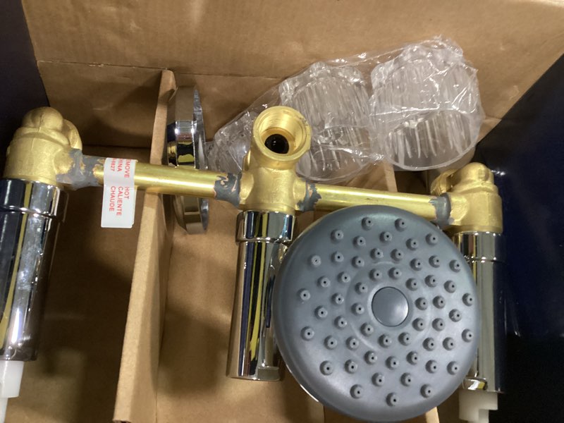 Condition photo showing As Is for Monitor 14 Series Single Function Pressure Balanced Shower System with Shower Head, and Hand Shower - Includes Rough-In Valves