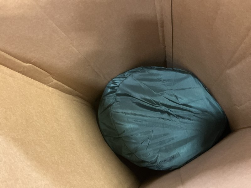 Condition photo showing As Is for elegear cumbrex™ air & foam self inflating sleeping pad, built-in electric pump 4" ultra-thick memory foam camping mattress with pillow double camping pad 4-season r-value 9.5 camp mat for travel full army green+pump full