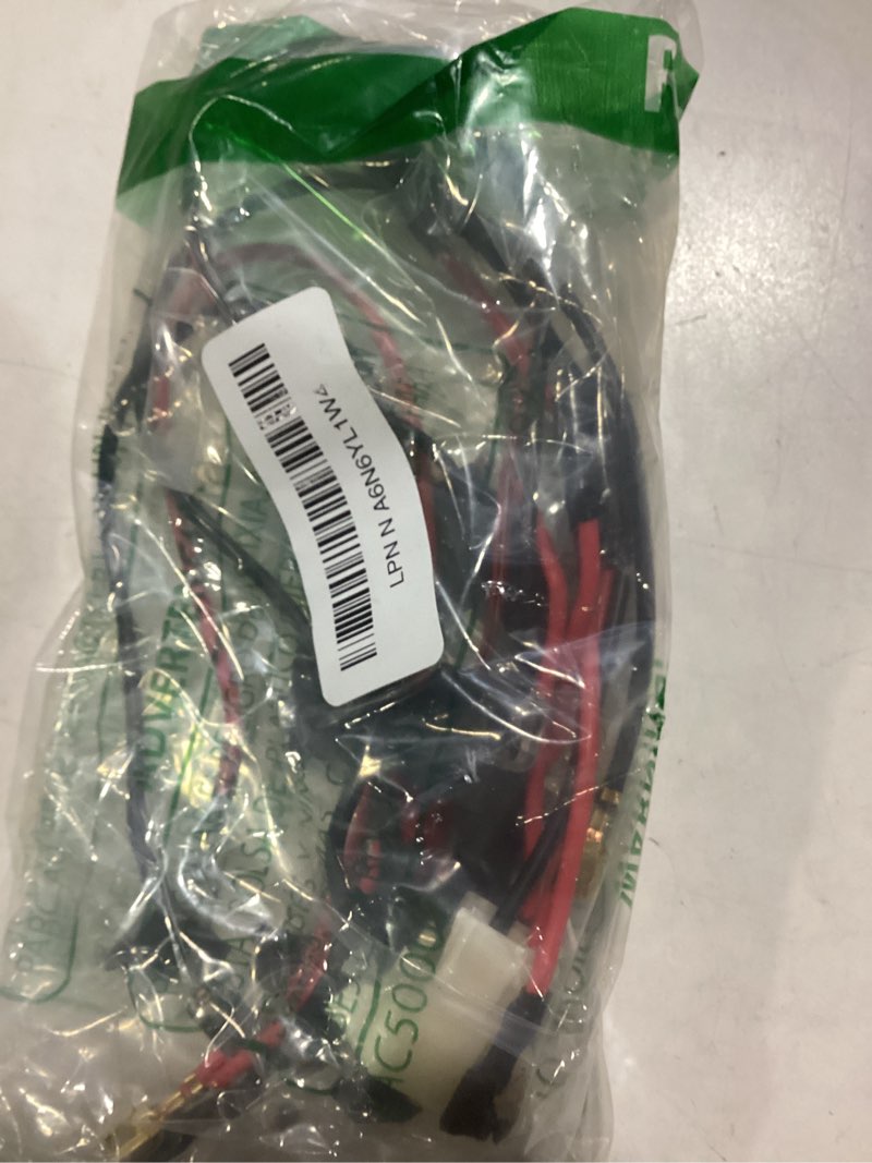 Condition photo showing New/Like New for 6V 12V 24V Round Charger Charging Port for Kids Power Wheels Ride on Electric Toys Car Replacement Parts,6PCS 25A Fuse Battery Connector Wires Cable Kit Set