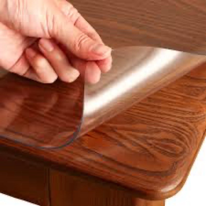 NAP2WELL Clear Table Cover Protector Rectangle 38 x 60 Inch, 1.5mm Transparent Plastic Table Protect