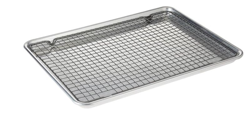 Baking sheet with rack