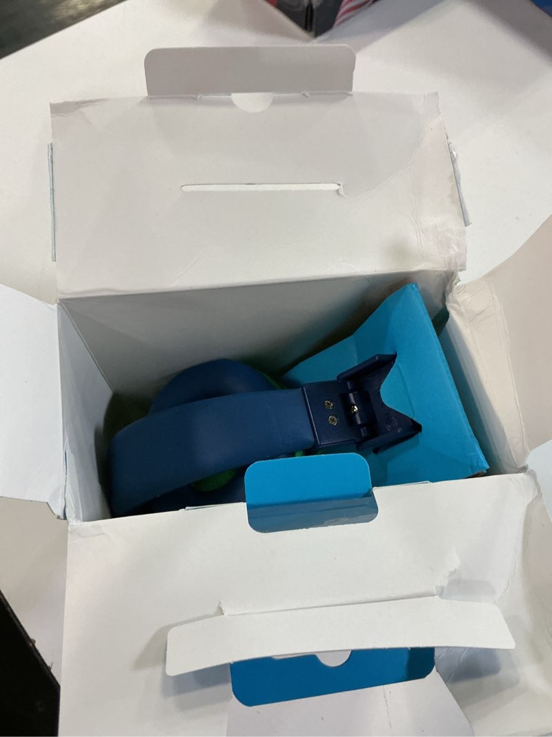 Condition photo showing Good Condition for jlab jbuddies studio on-ear kids wired headphones, blue/green, studio volume safe, volume limiter, folding, adjustable, noise isolation, with mic