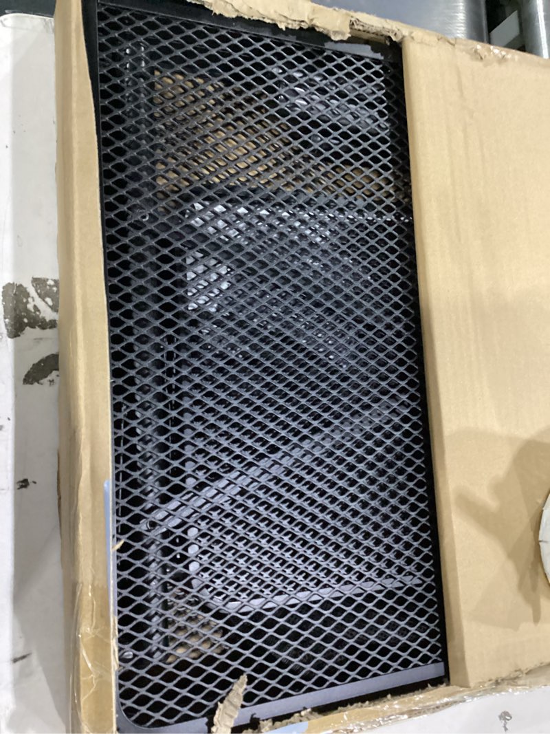 Condition photo showing Good Condition for wildfinder folding table with 2 wing panels, 3x2 ft camping table with mesh desktop,height adjustable folding grill table with mesh bag,portable outdoor table for picnic,camping,bbq,beach(black) 3x2ft with 2 panels