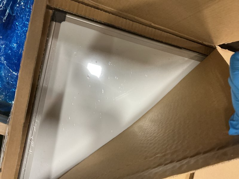 Condition photo showing New/Like New for Amazon Basics Magnetic Whiteboard/Dry Erase Board, 36 x 48-inch, Aluminum Frame, Silver/White