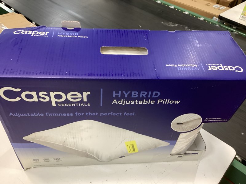 Condition photo showing New/Like New for casper sleep standard/queen medium essential adjustable pillow