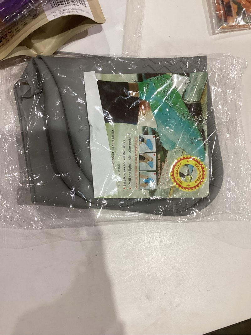 Condition photo showing New/Like New for Unisex Waterproof Shoe Covers, Reusable, Slip-Resistant, Silicone Shoe Protectors Grery X-Large Label XL: Size US 10-13.5 Grey