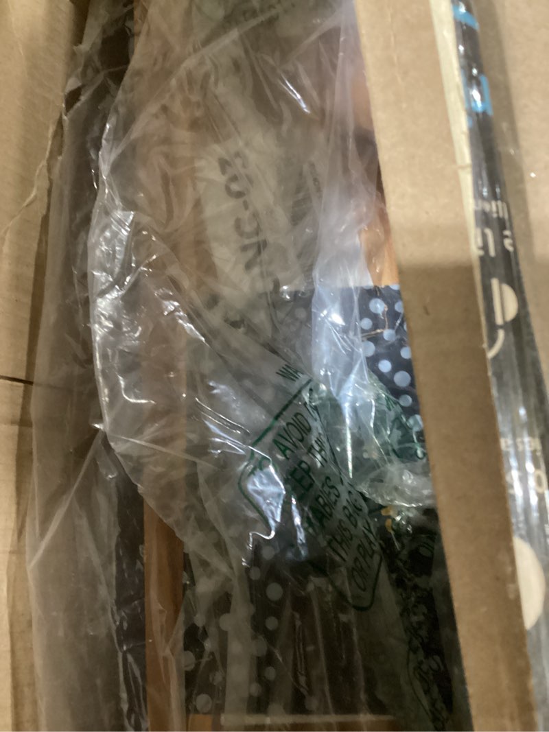 Condition photo showing New/Like New for Tinamo Acacia Monitor Stand Riser with Sliding Door - Wooden Monitor Riser for Desk - Computer Monitor Stand for Desk - Multi-Purpose Desktop Storage Stand for Computer; Laptop; TV(24.4 " x 8" x 5")