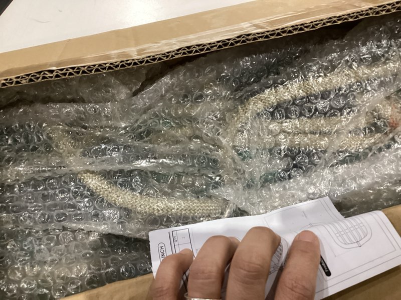 Condition photo showing Good Condition for SELEWARE Heavy-Duty 20" Metal Frame Swing Seat with Adjustable Rope & Quick Connect, Replacement Swing Set Accessories for Kids and Adults, Indoor/Outdoor Backyard Playground Tree Swing, Green Green, 20 Inch