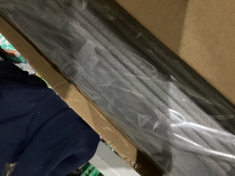 Condition photo showing New/Like New for Onlyeasy Extra Large Cloth Storage Bins Foldable Cube Storage Bin 4 Pack - Fabric Cube Organizers Container Drawers with Dual Handles for Shelves, 13" W x 15" D x 13" H, Linen-Like Grey, 7MXDBXL04PLP 4 Pack XXL-13"x15"x13" Linen Grey - Leather Handles XXL