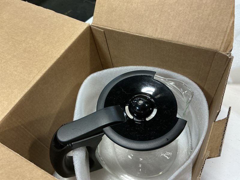 Condition photo showing Good Condition for 12 Cup Coffee Carafe Replacement Mr. Coffee Coffee Pot, Compatible with PLD12 PLD12-RB Series 12 Cup Coffee Pot, Black Handle