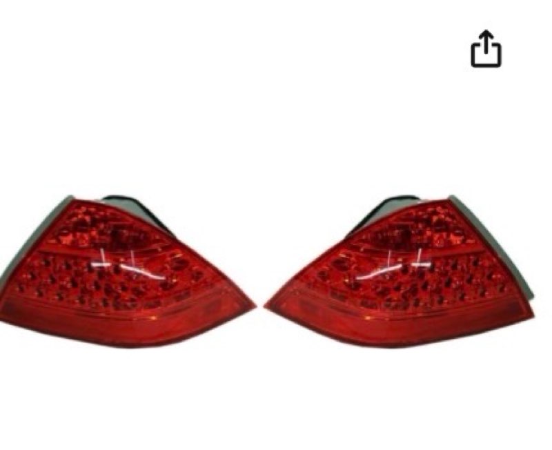 yunnergo tail lights assembly driver & passenger side compatible with accord 2006-2007 pair tailligh ( 2 pcs