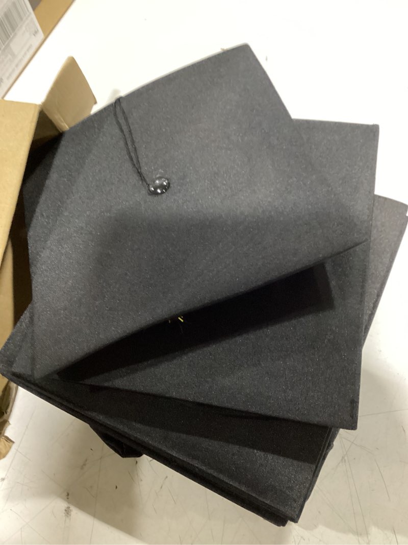 Condition photo showing Good Condition for berlune child size 2026 preschool grad caps bulk kindergarten graduation cap grad hats with metal 2026 tassel for preschool black and gold tassel 12