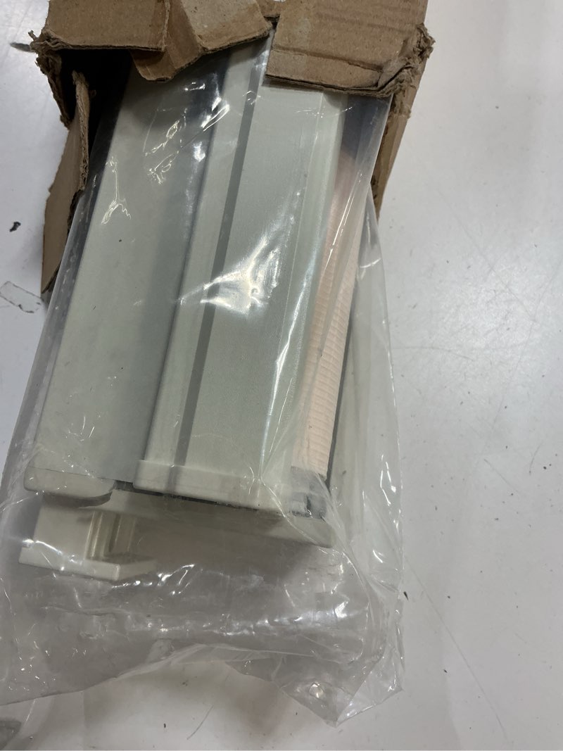Condition photo showing As Is for joydeco no drill zebra blinds for windows, cordless day & night dual sheer roller shades, easy installation, free-stop lift system, light filtering privacy blinds for home(beige,27" w x 75" h) a-beige (no drill) 27"w x 75"h