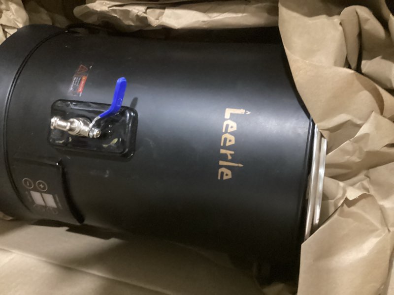 Condition photo showing As Is for leerie 30lbs digital commercial wax melter for candle making - d15 large candle wax melting pot with accurate temperature control & holds 30lbs melted wax for candle making business d15-us-110v