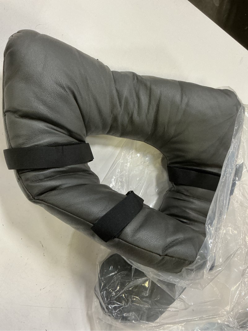 Condition photo showing Good Condition for toilet seat cushion for seniors padded booster toilet seat for elderly elongated cushioned bedside commode riser cushion for surgery recovery shower chair padding open toilet cover (black)