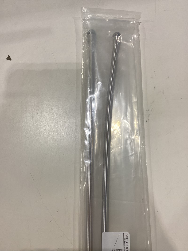 Condition photo showing Good Condition for westbrass a120-2-07 3/8" x 20" bullnose faucet supply riser line, satin nickel (2-pack) 2 pack satin nickel