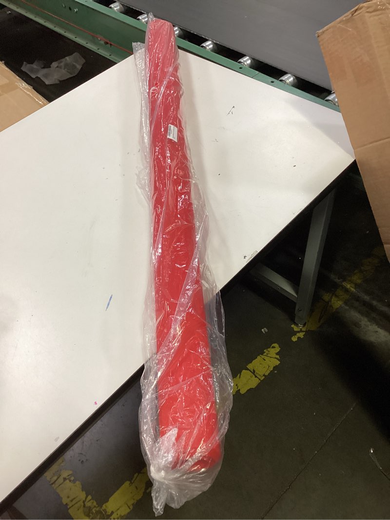 Condition photo showing New/Like New for Long Red Carpet Runner for Party 4 x 30 ft (1 Roll), Bright Color, Lays Flat Easily, Non Woven Fabric Floor Aisle Runner for Indoor Outdoor Wedding, Hollywood and Movie Night Theme Party Decor 4' x 30' (Runner) Red