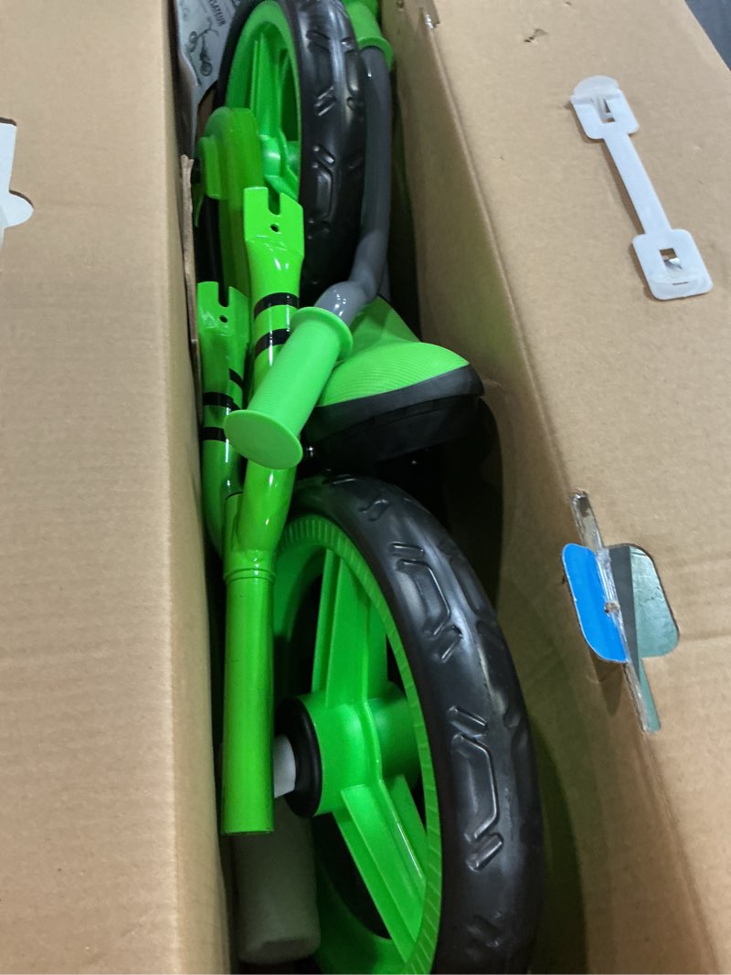 Condition photo showing New/Like New for my first balance-to-pedal training bike for kids in green, ages 2-5 years, 12-inch, 649615c | for kids, ages 2-5 years, 649615c