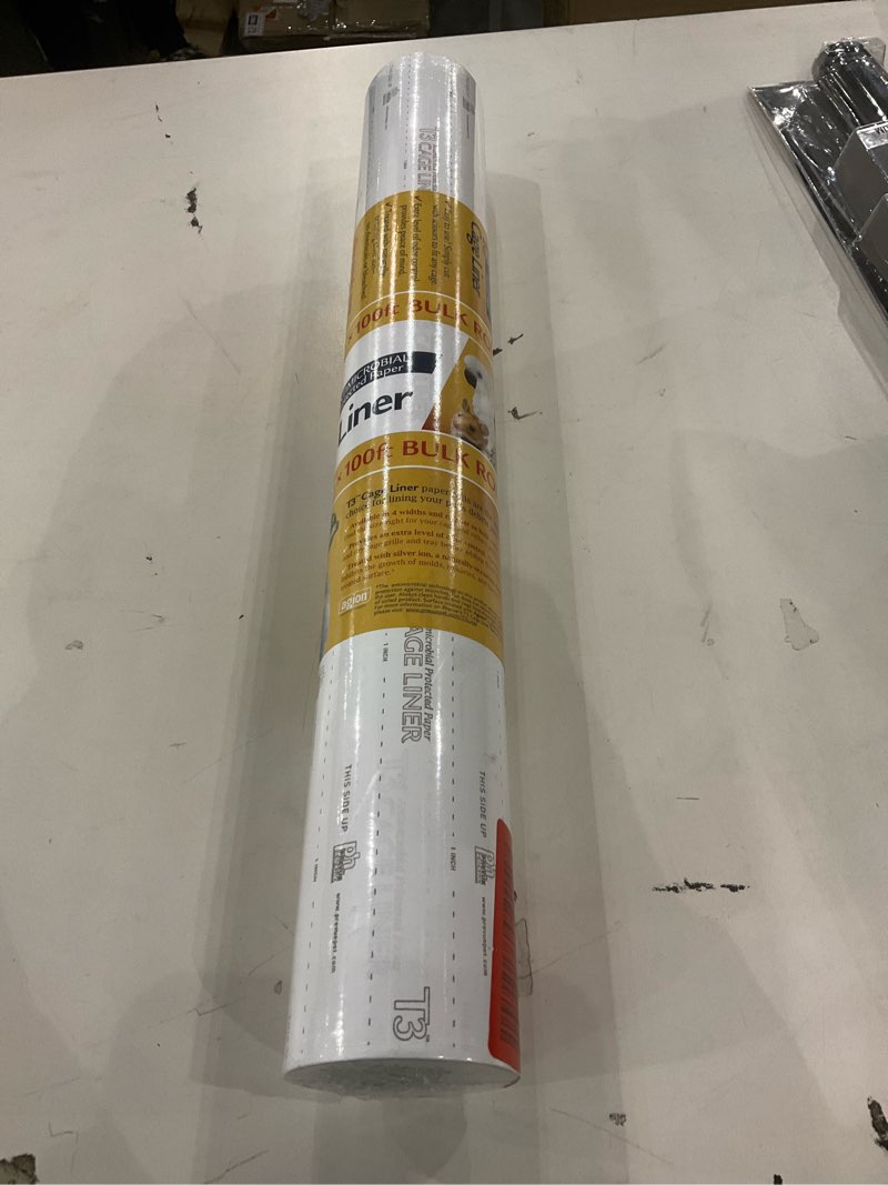 Condition photo showing New/Like New for Prevue Hendryx Pet Products T3 Bird and Small Animal Cage Liner, 21-1/2-Inch by 100-Feet, White