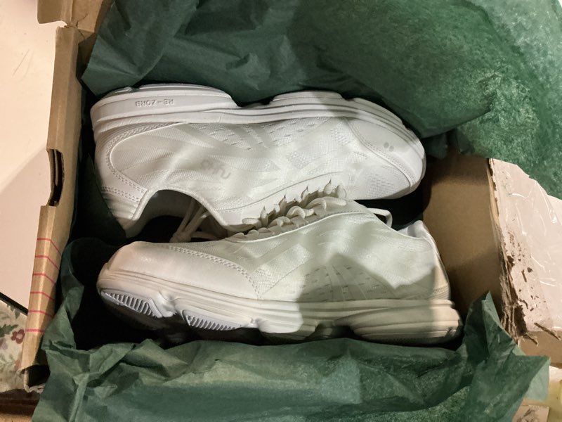 Condition photo showing Good Condition for ryka women's devotion plus 3 walking shoes bright white 11 w