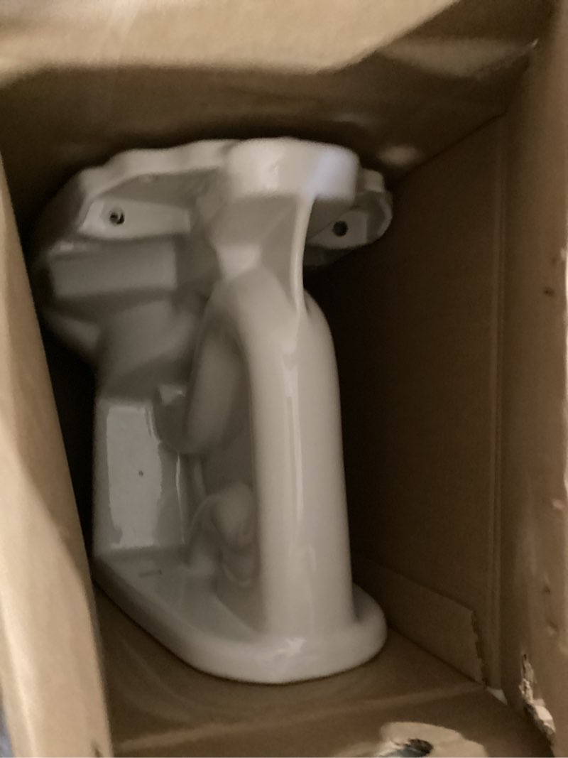 Condition photo showing Good Condition for toto drake two-piece elongated 1.6 gpf universal height tornado flush toilet with cefiontect, cotton white - cst776csfg#01