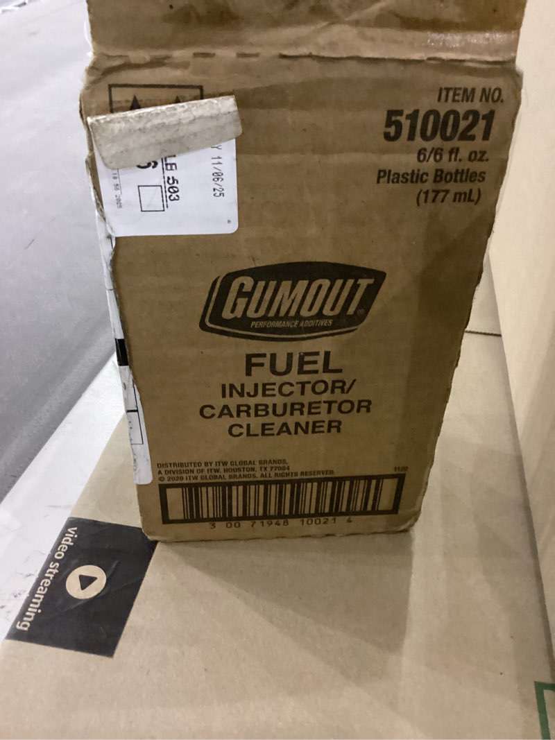 Gumout fuel injector