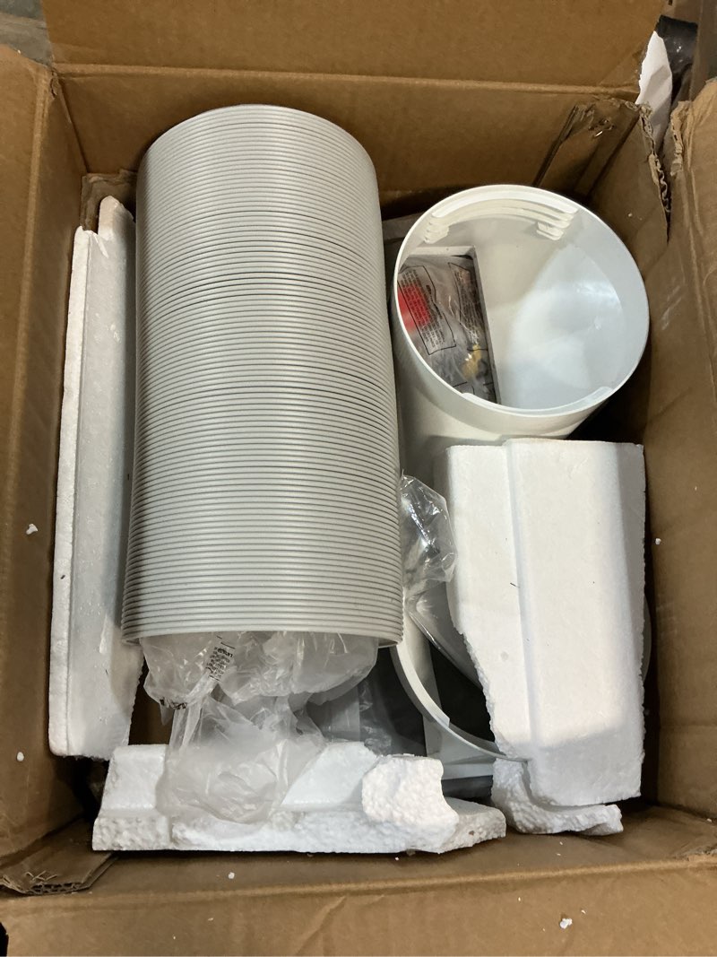 Condition photo showing Good Condition for garveehome 8,000 btu portable air conditioners with dehumidifier & fan, standing air conditioner cools up to 350 sq.ft., smart mode, remote, auto swing, 24h timer, include installation kits, grey