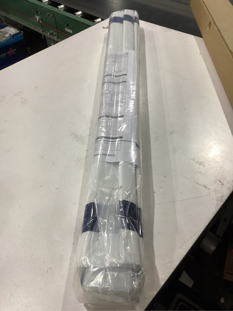Condition photo showing New/Like New for everyday celebration roman shades - 100% blackout, cordless pull down window shades for indoor windows, navy, 36" w x 64" h navy (blackout) 36"w x 64"h
