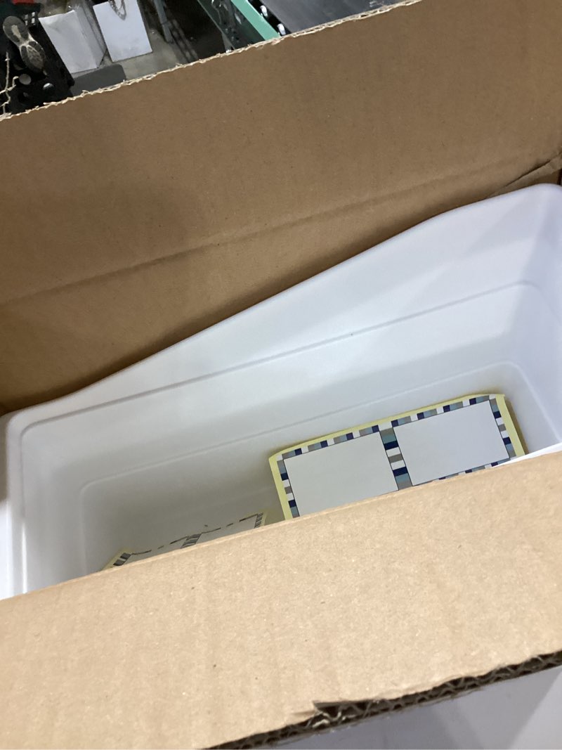 Condition photo showing Good Condition for Really Good Stuff Durable Book and Binder Holder - 6pack, White Color, 5 ?" x 12 ?" x 7 ?", Classroom Organization, Storage Solution, Sturdy and Versatile