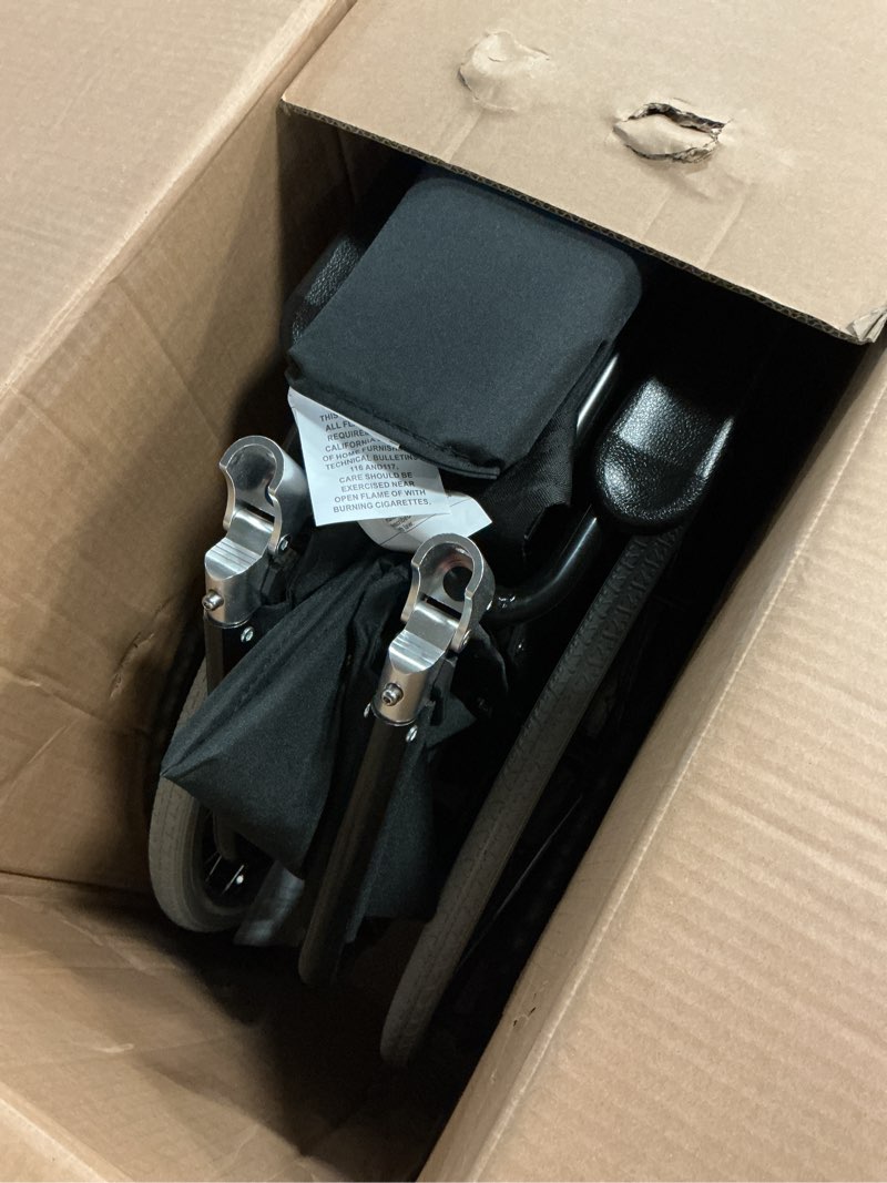Condition photo showing Good Condition for karman healthcare lt-980 24 lbs ultra light wheelchair with removable footrest, gen 2 - k model
