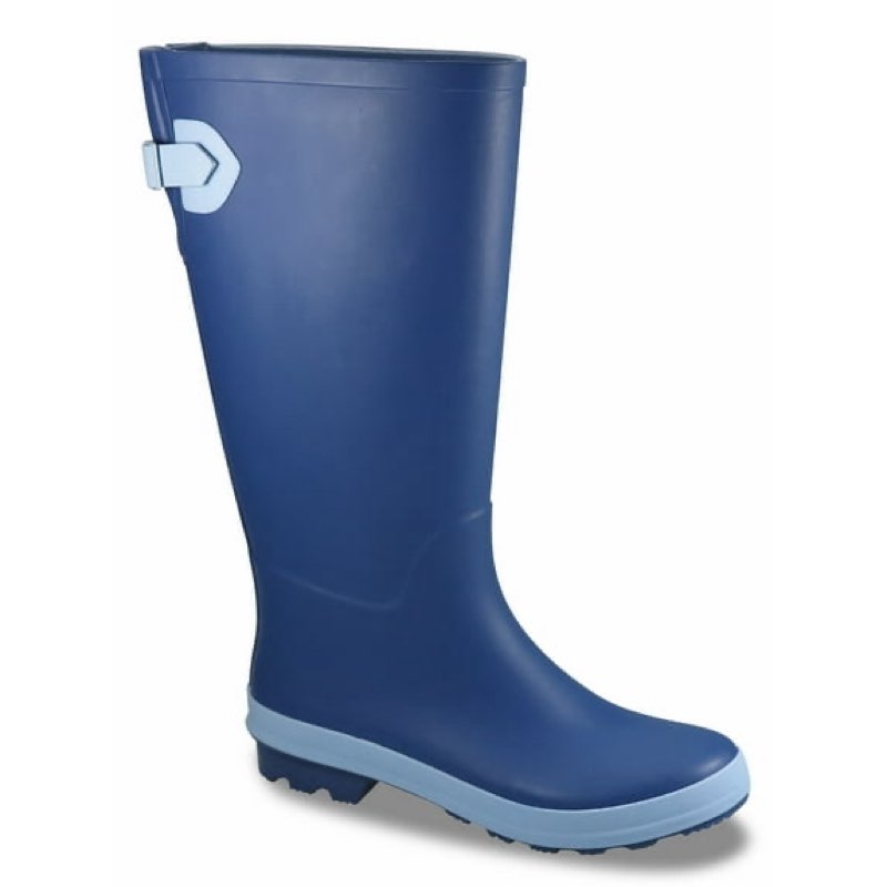 Time and Tru Women's Tall Buckle Rain Boots (Size 10) 