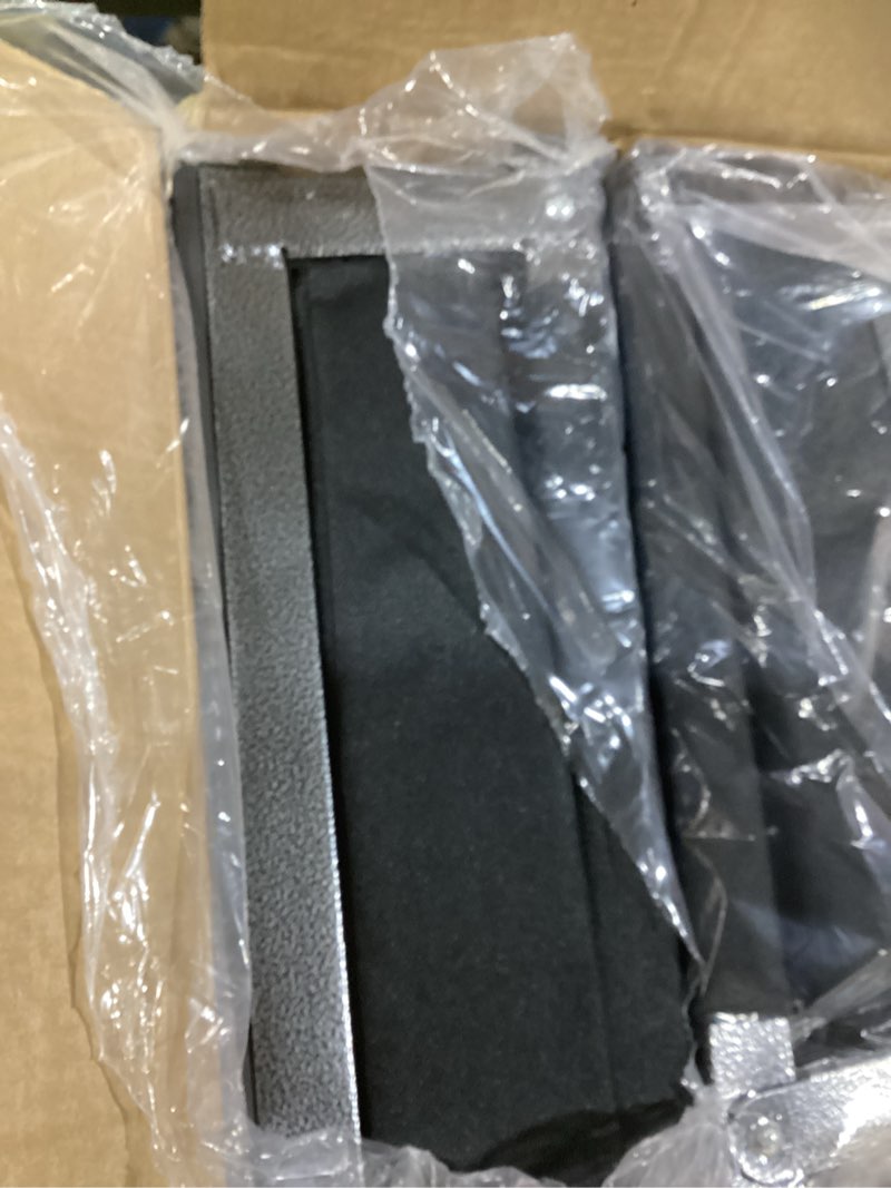 Condition photo showing Good Condition for SPORT BEATS Stadium Seats with Back Support Bleacher Chairs with Back and Cushion Thick Padded Bleacher Seats Includes Shoulder Strap Black 2pcs Regular - 17" W x 12" D x 16.5" H